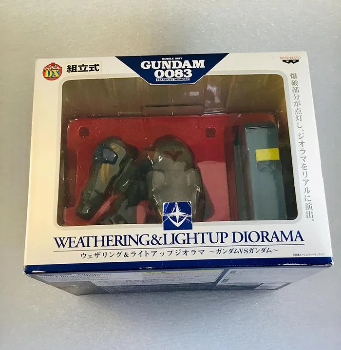 GUNDAM - Mobile Suit Gundam 0083 - Weathering & Lightup Diorama - GP02A Physalis