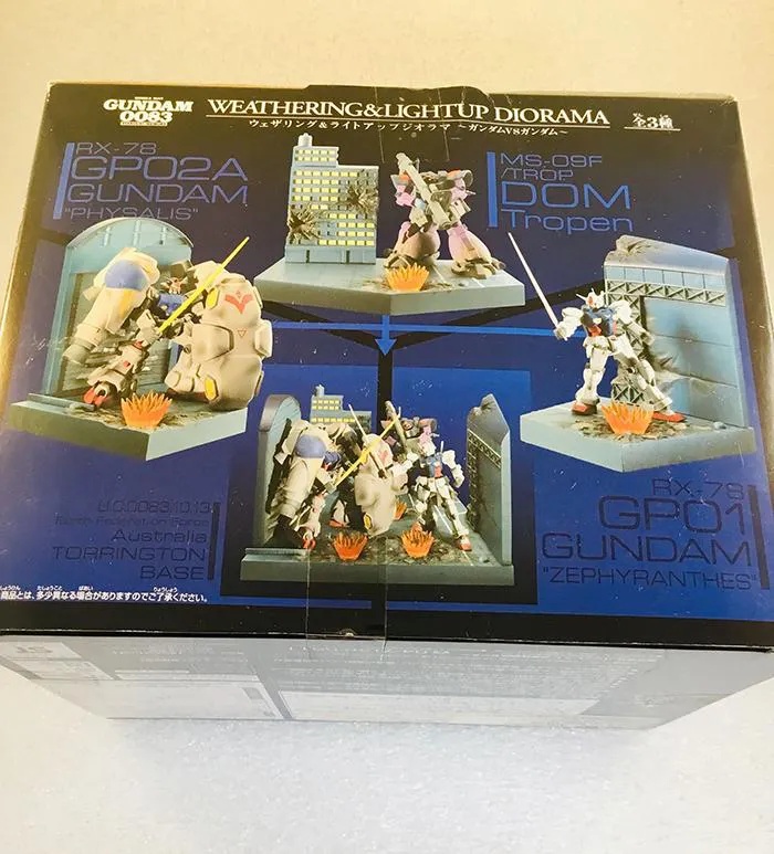 GUNDAM - Mobile Suit Gundam 0083 - Weathering & Lightup Diorama - GP02A Physalis
