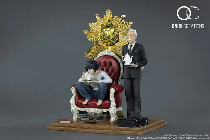 DEATH NOTE - L & Watari 1/6 Diorama Statue