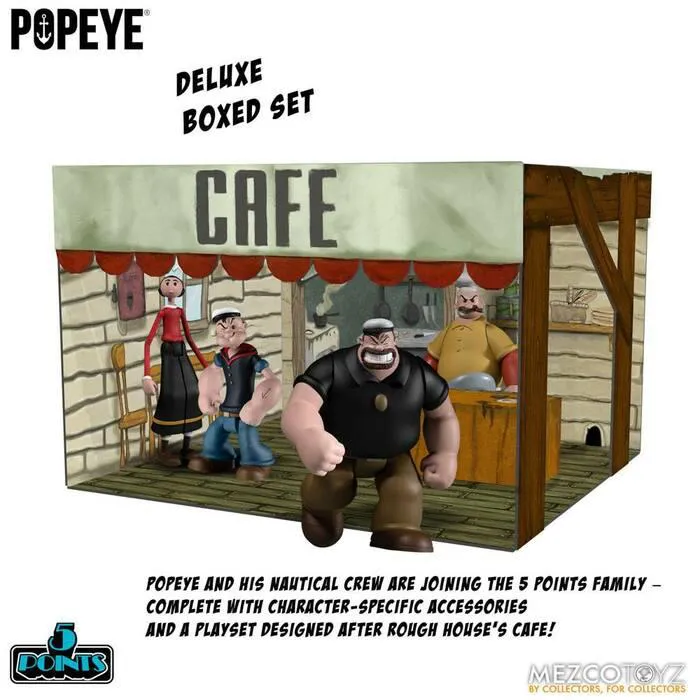 POPEYE - Braccio di Ferro - 5 Points Action Figures Deluxe Box Set