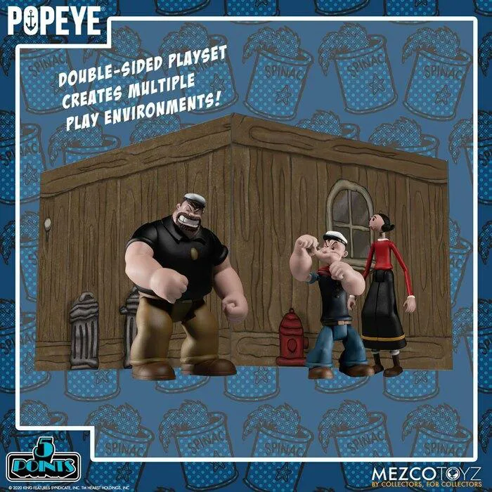 POPEYE - Braccio di Ferro - 5 Points Action Figures Deluxe Box Set