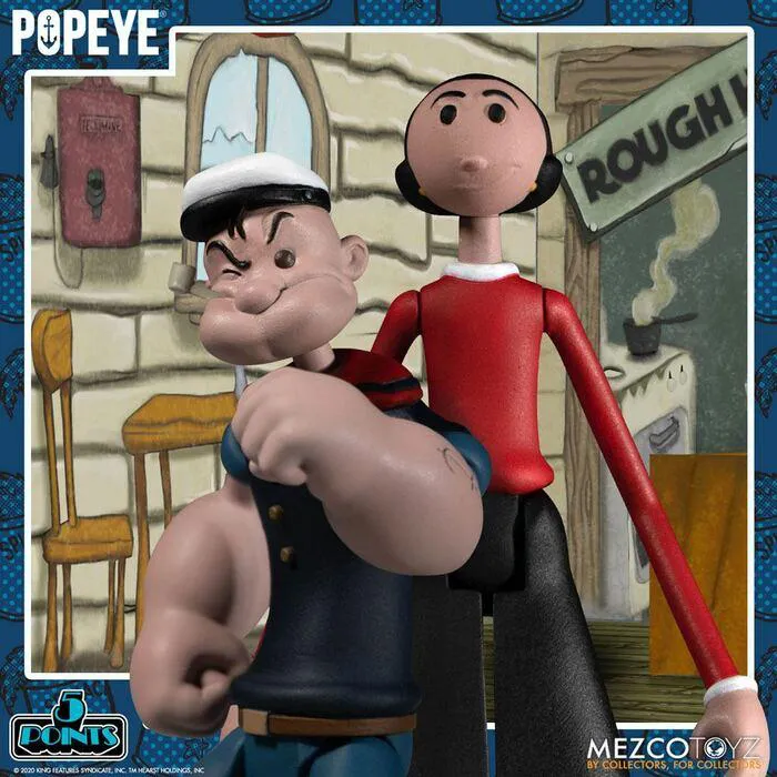 POPEYE - Braccio di Ferro - 5 Points Action Figures Deluxe Box Set