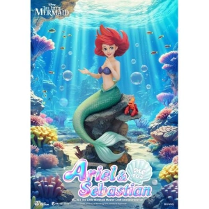 DISNEY - The Little Mermaid - Ariel & Sebastian Master Craft Statue