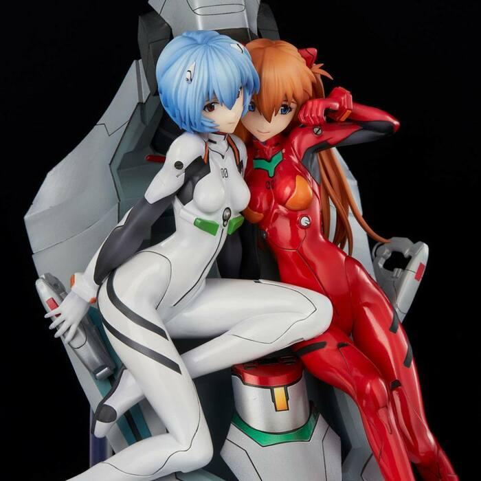 EVANGELION - Rei & Asuka Twinmore Object Pvc Figure