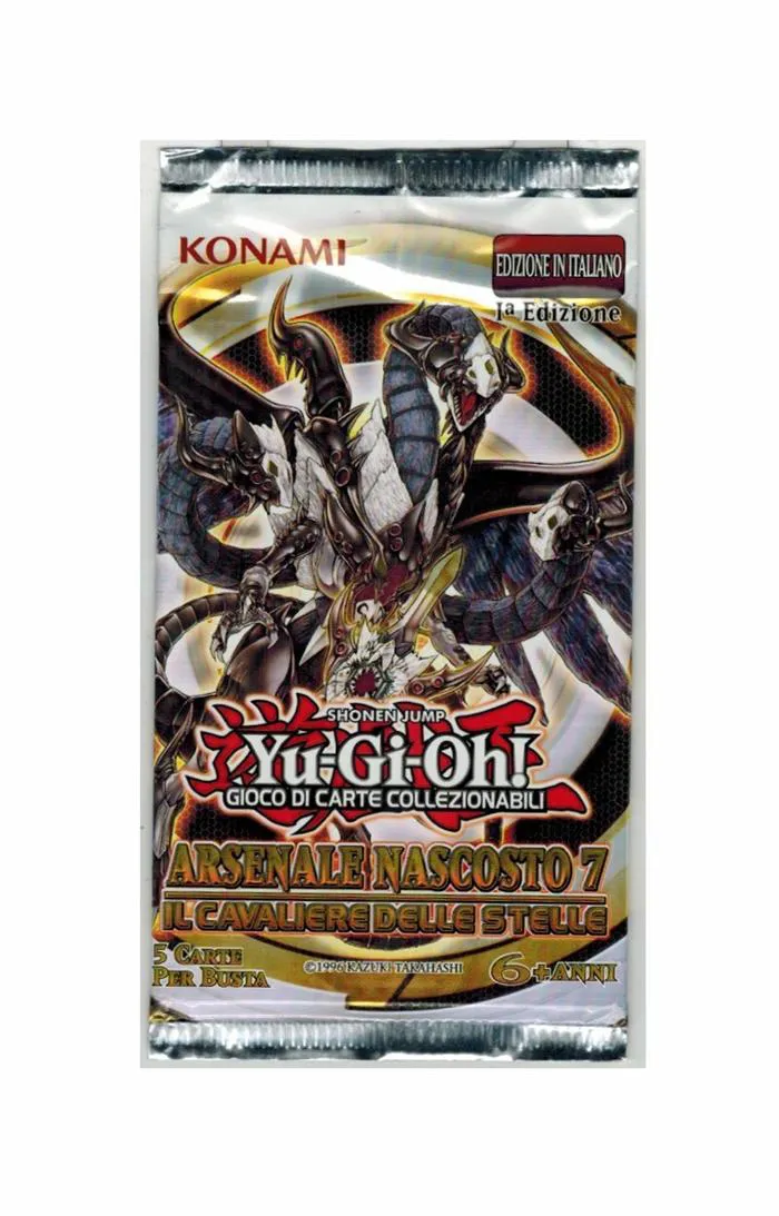 YU-GI-OH! - Arsenale Nascosto 7 il Cavaliere delle Stelle Cards Booster Pack Italiano 1a Edizione