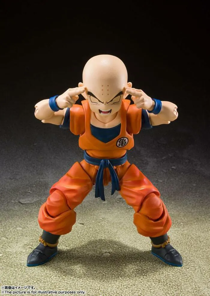 DRAGON BALL Z - Kuririn Krilin Crilin Earth's Strongest Man S.H. Figuarts Action Figure