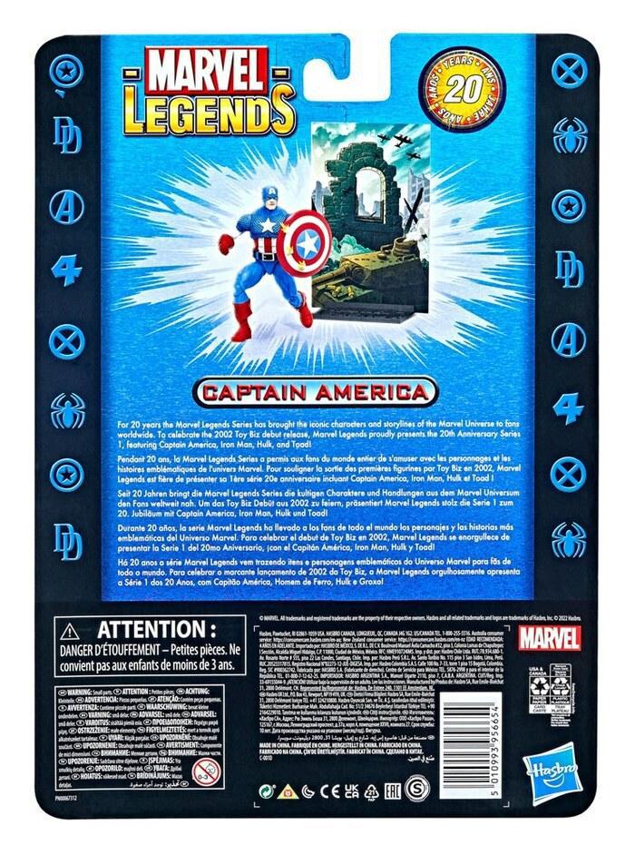 MARVEL - Marvel Legends 20th Series 1 - Captain America Action Figure