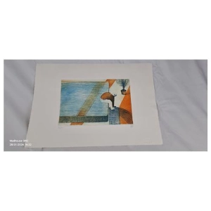LORENZO MATTOTTI - Al finire della notte incisione acquatinta acquaforte - Ver.C