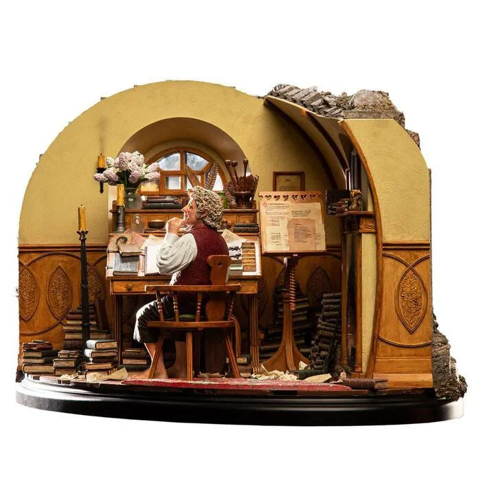 LORD OF THE RINGS - Bilbo Baggins in Bag End 1/6 Polystone Statue