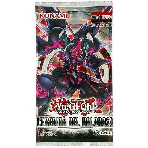 YU-GI-OH! - L'Eredita del Valoroso Cards Booster Pack Italiano 1a Edizione