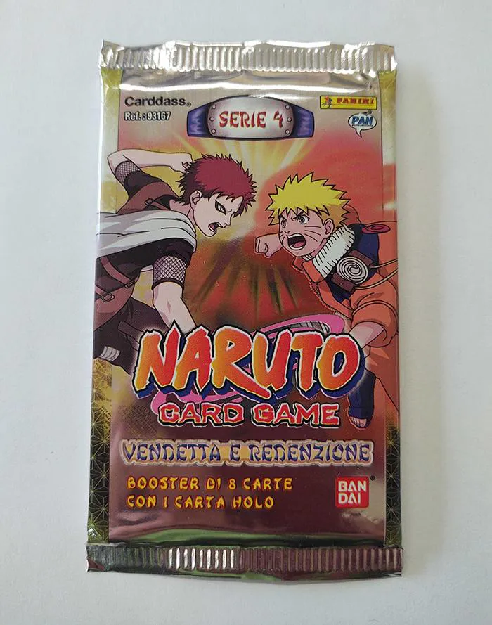 NARUTO - Card Game Serie 4 - Vendetta e Redenzione Booster Pack Italiano
