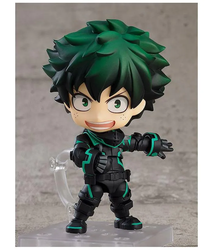 MY HERO ACADEMIA - World Heroes Mission - Izuku Midoriya Stealth Suit Nendoroid Action Figure # 1691
