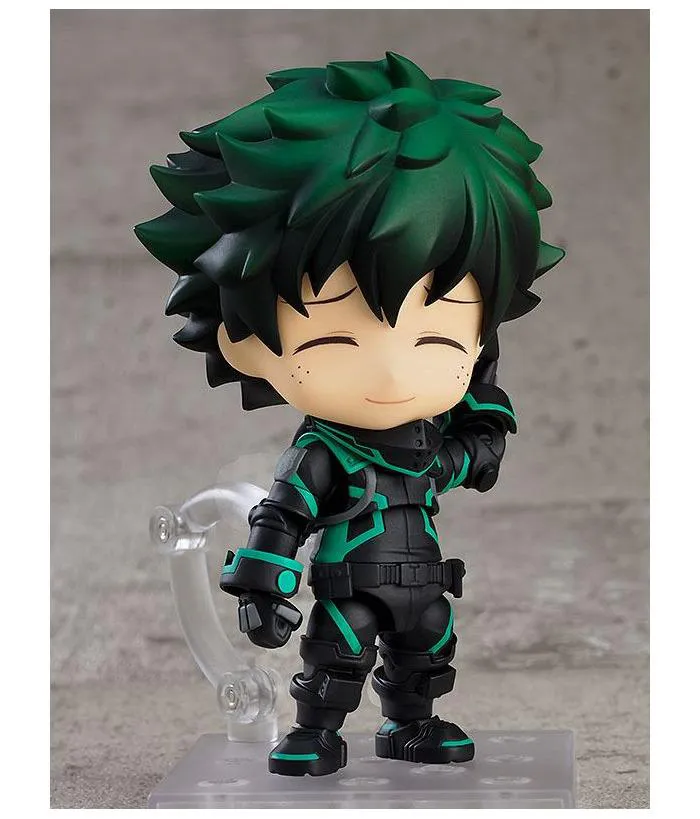 MY HERO ACADEMIA - World Heroes Mission - Izuku Midoriya Stealth Suit Nendoroid Action Figure # 1691