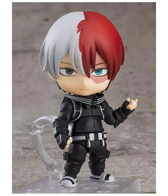 MY HERO ACADEMIA - World Heroes Mission - Shoto Todoroki Stealth Suit Nendoroid Action Figure # 1693