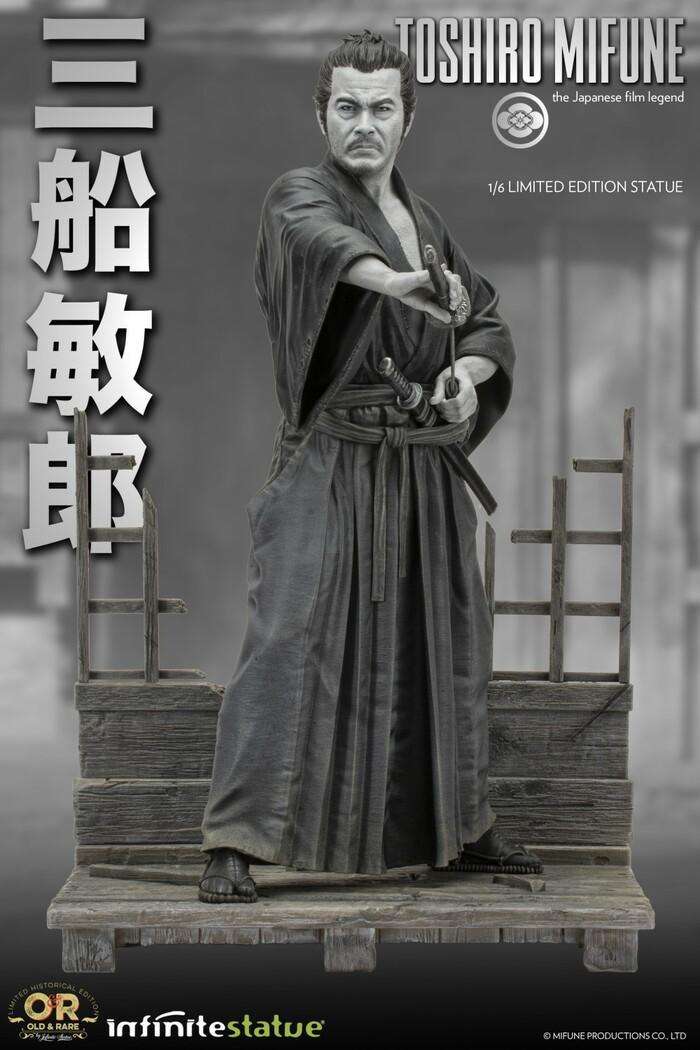 OLD & RARE - Toshiro Mifune 1/6 Polystone Statue