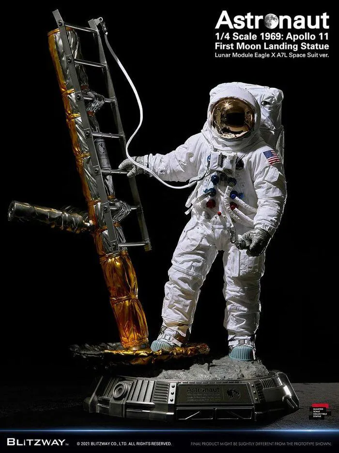 APOLLO 11 - Astronaut LM-5 A7L Ver. The Real Superb Scale 1/4 Hybrid Statue