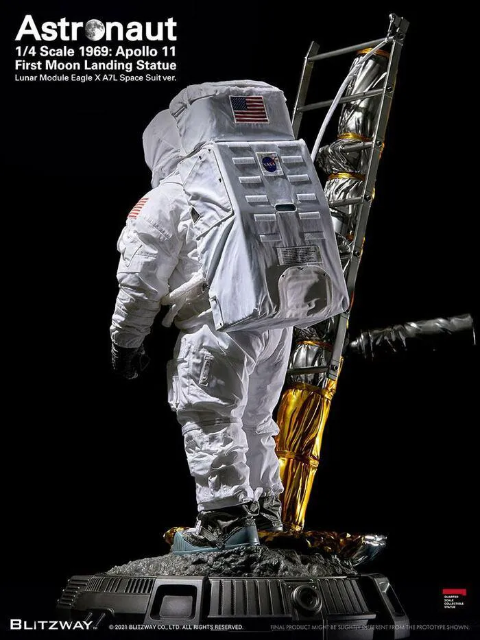 APOLLO 11 - Astronaut LM-5 A7L Ver. The Real Superb Scale 1/4 Hybrid Statue