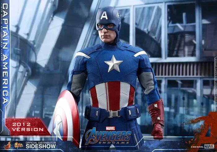 MARVEL - Avengers Endgame - Captain America 2012 Ver. 1/6 Action Figure 12" MMS563