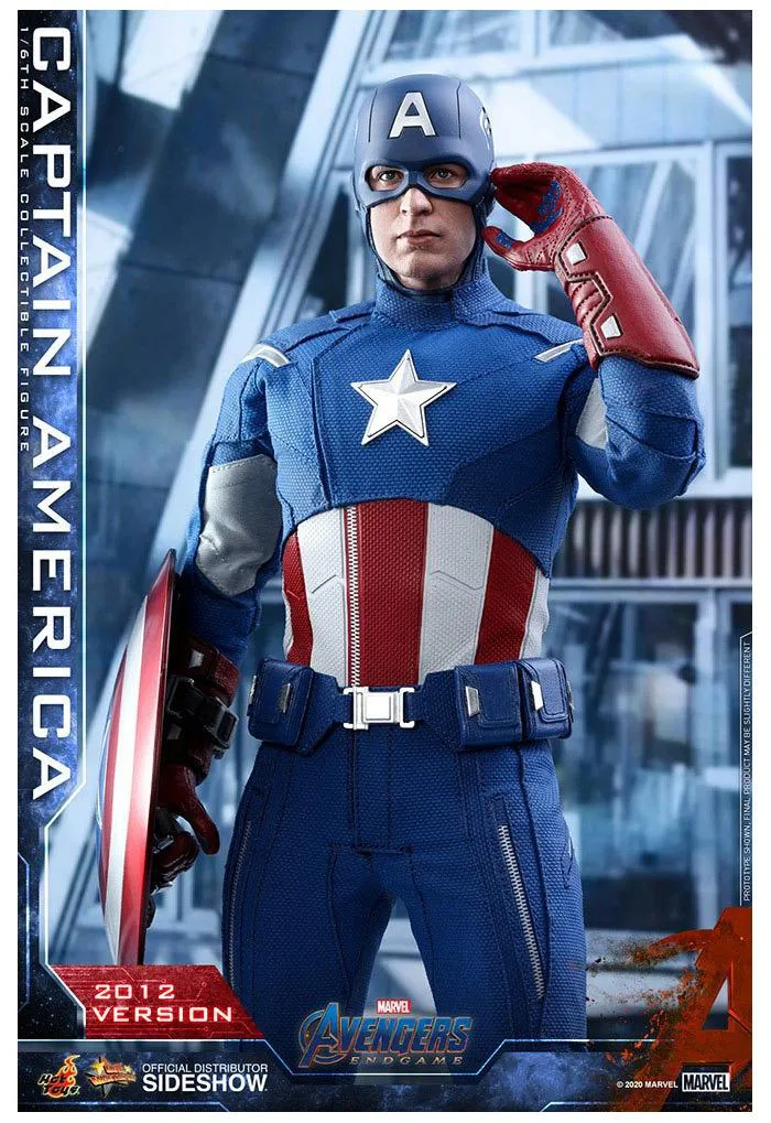 MARVEL - Avengers Endgame - Captain America 2012 Ver. 1/6 Action Figure 12" MMS563