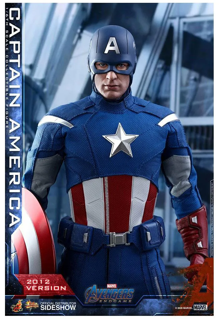MARVEL - Avengers Endgame - Captain America 2012 Ver. 1/6 Action Figure 12" MMS563