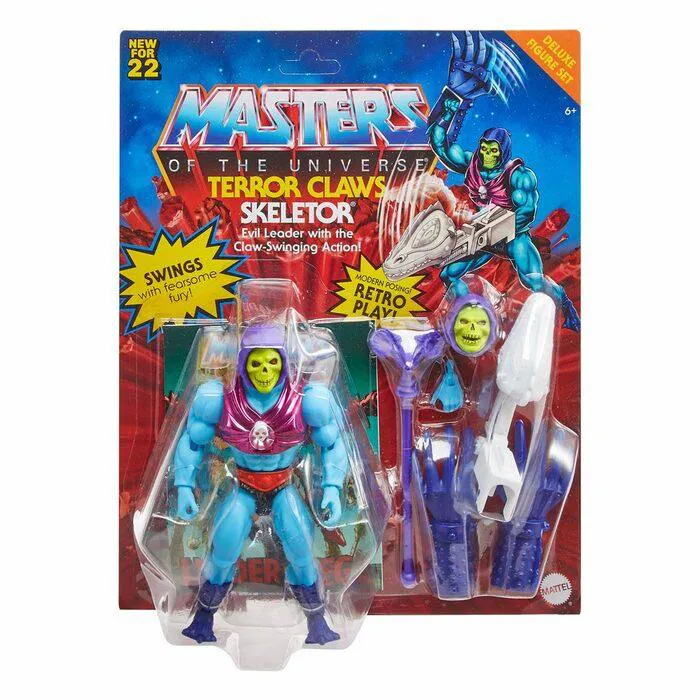 MASTERS OF THE UNIVERSE - Origins - Terror Claws Skeletor Deluxe Action Figure