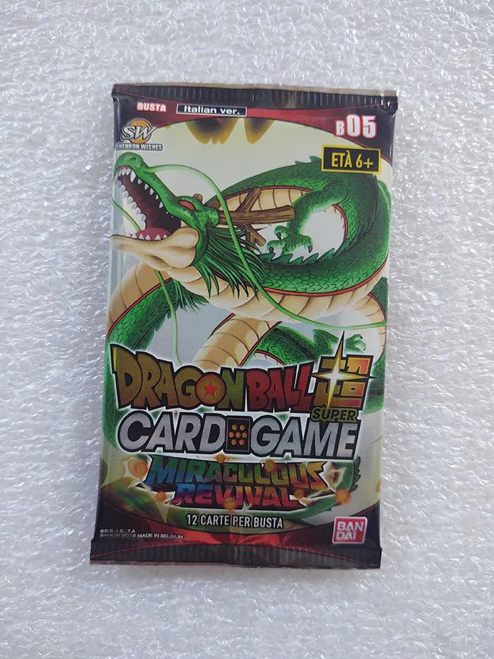DRAGON BALL - Card Game Miraculous Revival Booster Pack Italiano