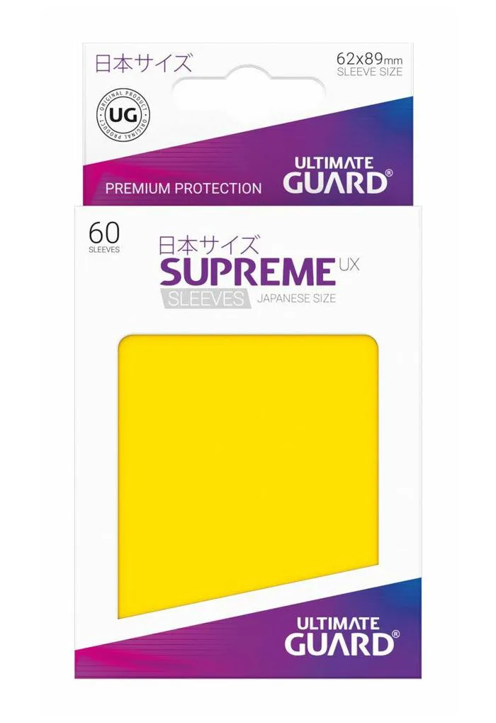 Ultimate Guard Supreme UX Sleeves Japanese Size Yellow (60)