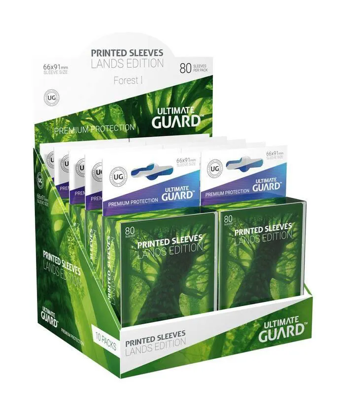 Ultimate Guard Printed Sleeves Standard Size Lands Edition Forest I (80)
