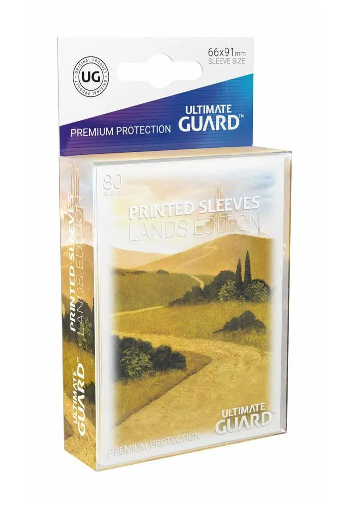 Ultimate Guard Printed Sleeves Standard Size Lands Edition Plains I (80)