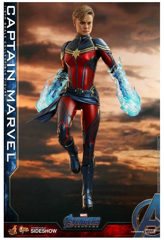 MARVEL - Avengers Endgame - Captain Marvel 1/6 Action Figure 12" MMS575