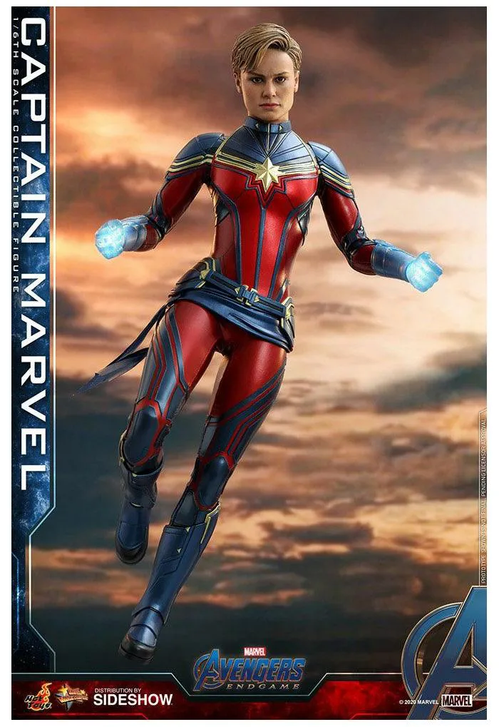 MARVEL - Avengers Endgame - Captain Marvel 1/6 Action Figure 12" MMS575