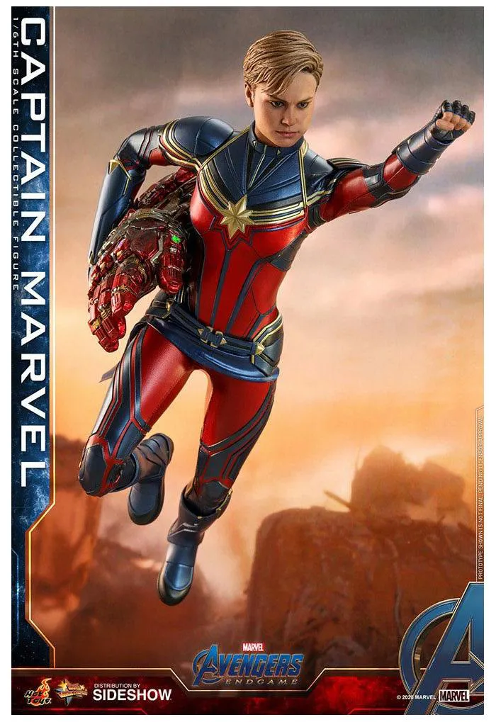 MARVEL - Avengers Endgame - Captain Marvel 1/6 Action Figure 12" MMS575