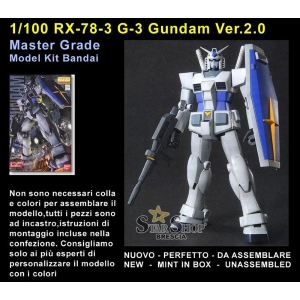 GUNDAM - 1/100 RX-78-3 G-3 Ver.2.0 Master Grade Model Kit MG