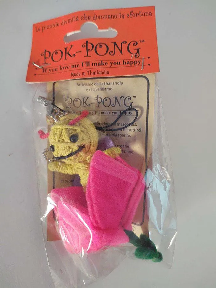 POK-PONG - Tulipong Phone Strap Mini Doll