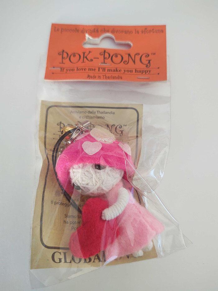 POK-PONG - Love Mushroom Phone Strap Mini Doll
