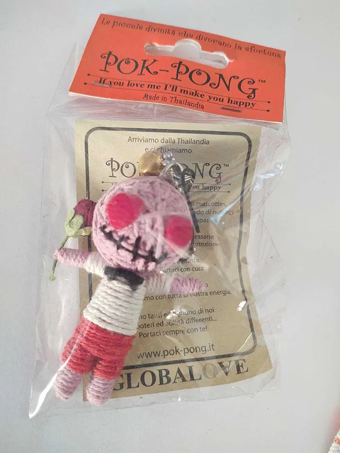 POK-PONG - Silence of Love Phone Strap Mini Doll