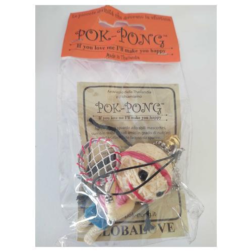 POK-PONG - Tennis Phone Strap Mini Doll