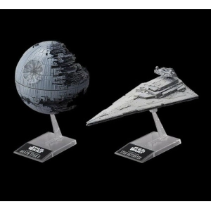 STAR WARS - 1/2700000 Death Star II & 1/14500 Imperial Star Destroyer Set Model Kit