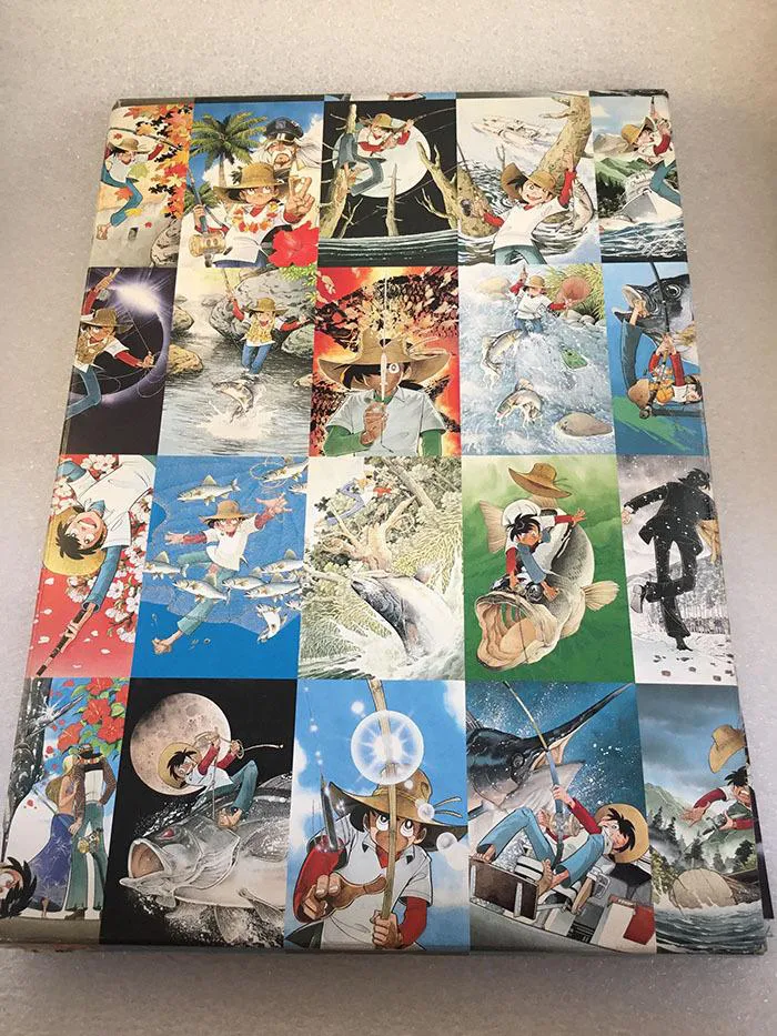 Fisherman Sanpei Poster & Duplicate Original Drawing Collection 100 Sheets - Rare