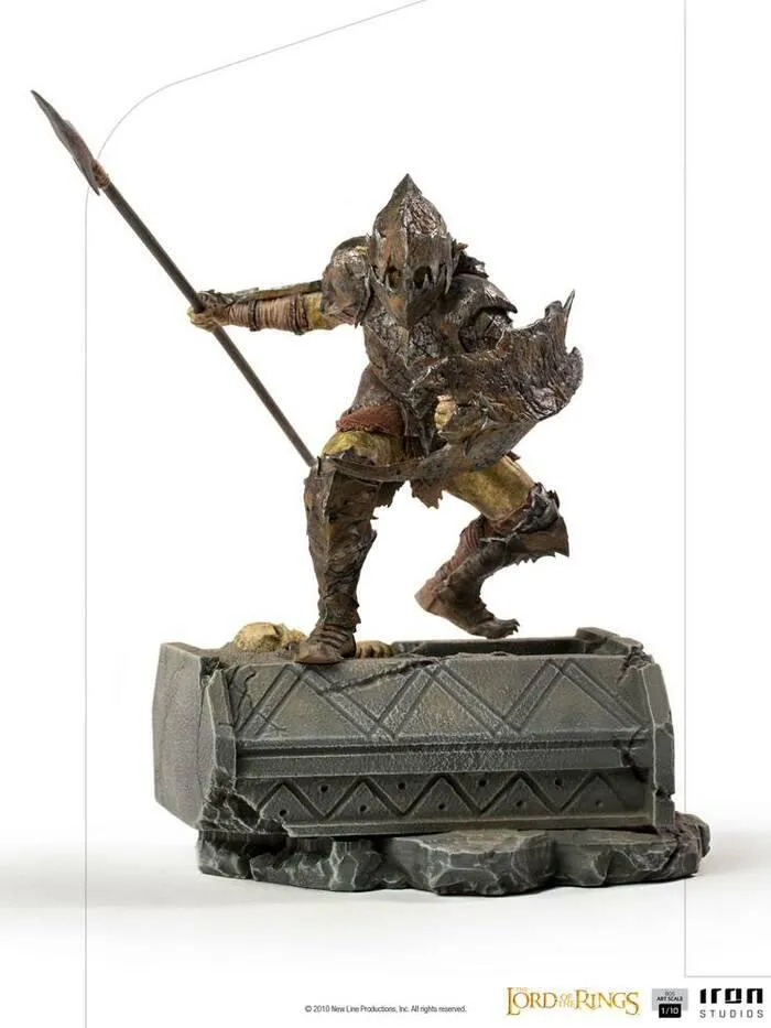 LORD OF THE RINGS - Armored Orc 1/10 BDS Art Scale Statue