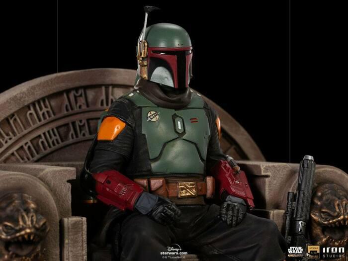 STAR WARS - The Mandalorian - Boba Fett on Throne 1/10 Deluxe BDS Art Scale Statue