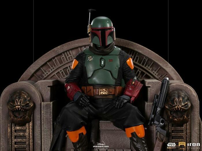 STAR WARS - The Mandalorian - Boba Fett on Throne 1/10 Deluxe BDS Art Scale Statue