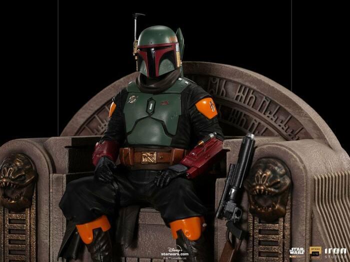 STAR WARS - The Mandalorian - Boba Fett on Throne 1/10 Deluxe BDS Art Scale Statue