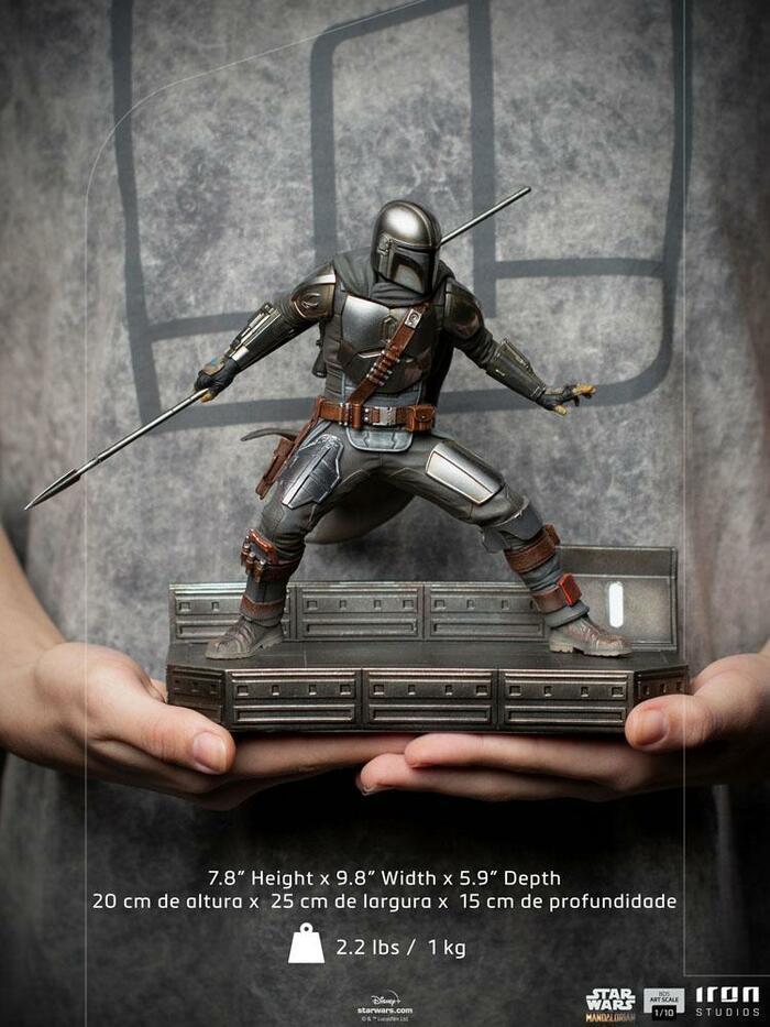 STAR WARS - The Mandalorian - Mandalorian 1/10 Deluxe BDS Art Scale Statue
