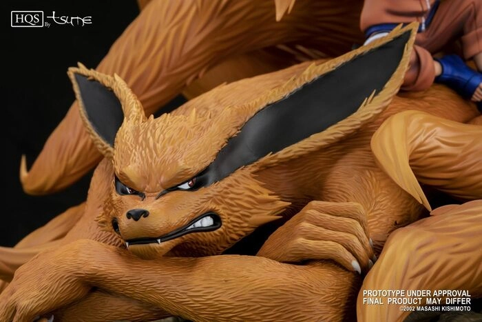 NARUTO - Naruto & Kyubi Fox Linked by the seal HQS 1/8 Mixed Media Statue