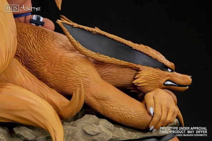 NARUTO - Naruto & Kyubi Fox Linked by the seal HQS 1/8 Mixed Media Statue