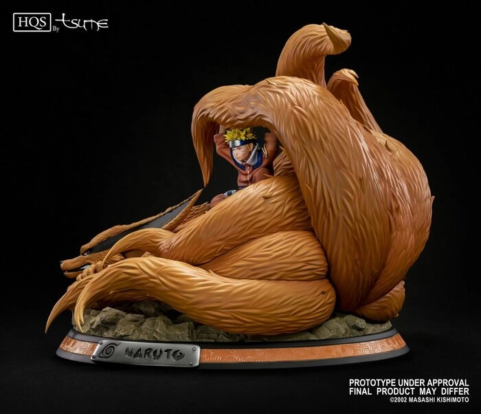 NARUTO - Naruto & Kyubi Fox Linked by the seal HQS 1/8 Mixed Media Statue