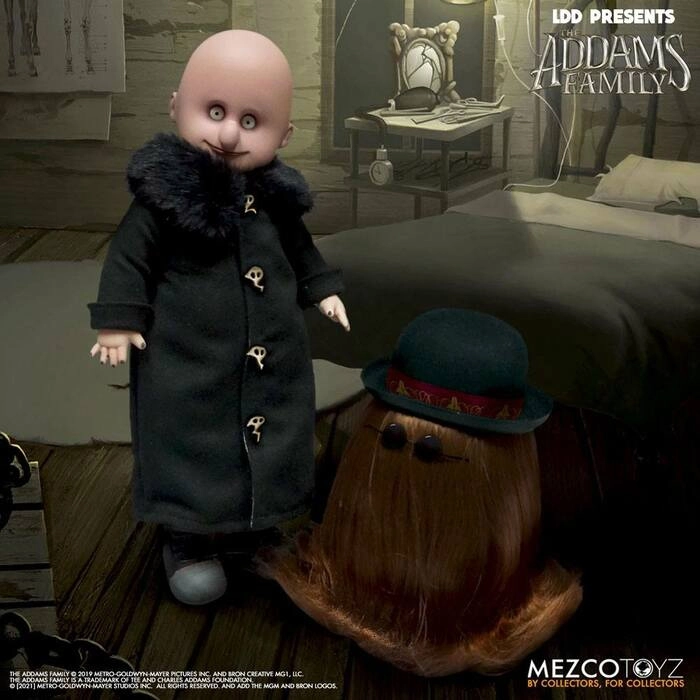 THE ADDAMS FAMILY - Fester & It Living Dead Dolls