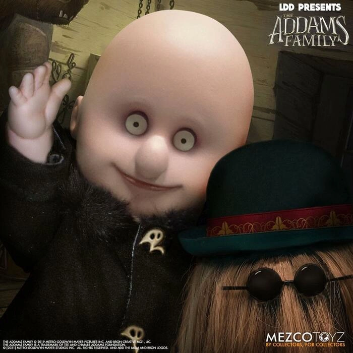 THE ADDAMS FAMILY - Fester & It Living Dead Dolls