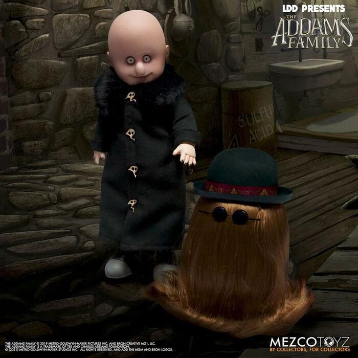 THE ADDAMS FAMILY - Fester & It Living Dead Dolls